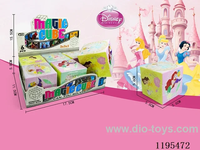 5.6CM Rubik's Cube UV printing Disney Princesses