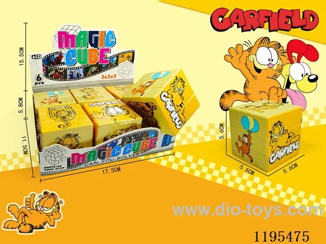 5.6CM Rubik's Cube UV Print Garfield