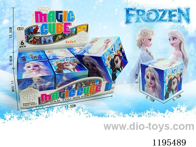 5.7CM Rubik's Cube UV printing Frozen