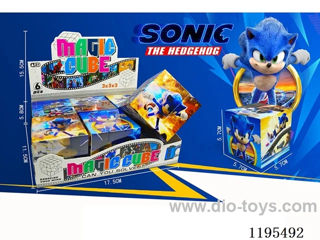 5.7CM Rubik's Cube UV Printing Sonic