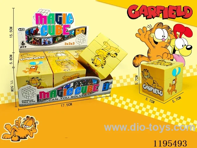 5.7CM Rubik's Cube UV Print Garfield
