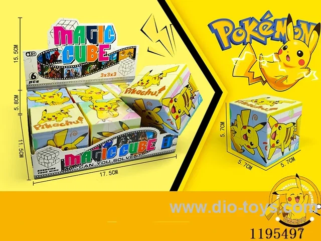 5.7CM Rubik's Cube UV print Pikachu