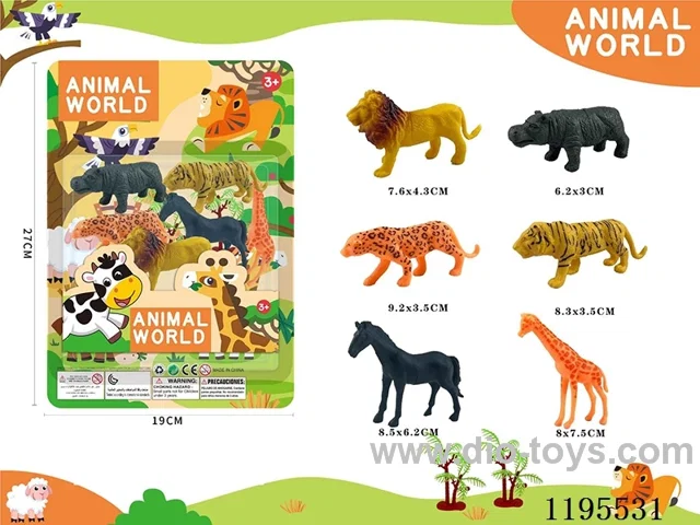 6pcs Animal Set