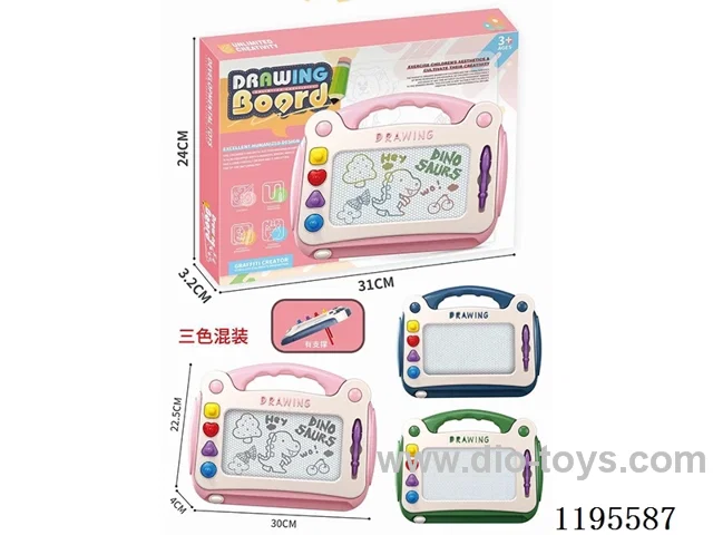 Magnetic drawing board rear bracket black and white (3 colors mixed)