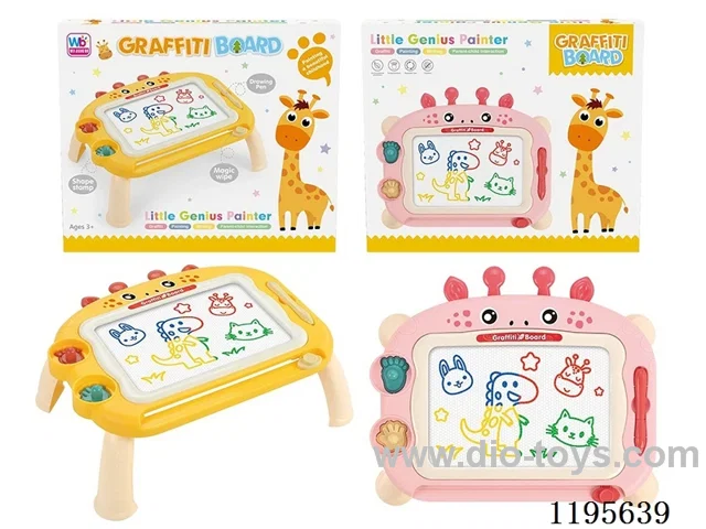 Cartoon Animals Colorful Magnetic Drawing Board Table