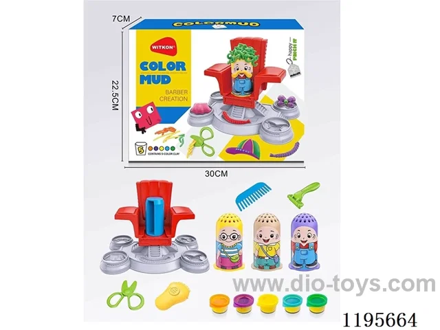 Color Clay Barber Color Clay Tools Kids DIY Color Clay Set(GCC)
