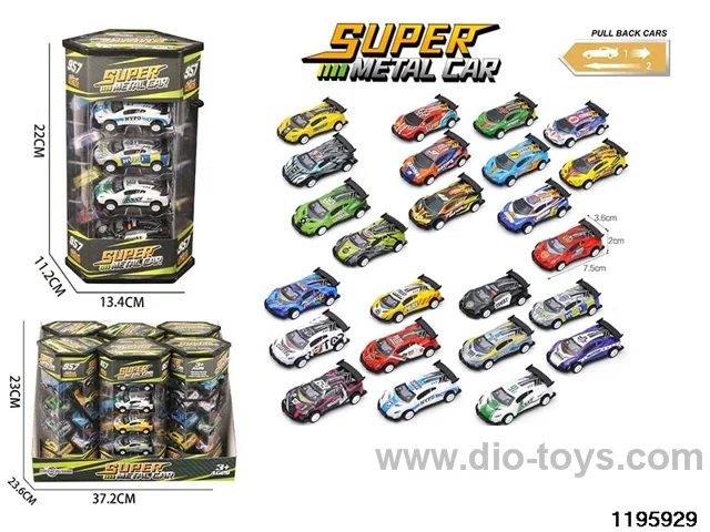 Alloy pull back car