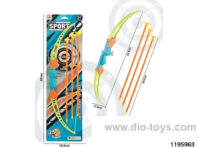 54cm bow with arrows
