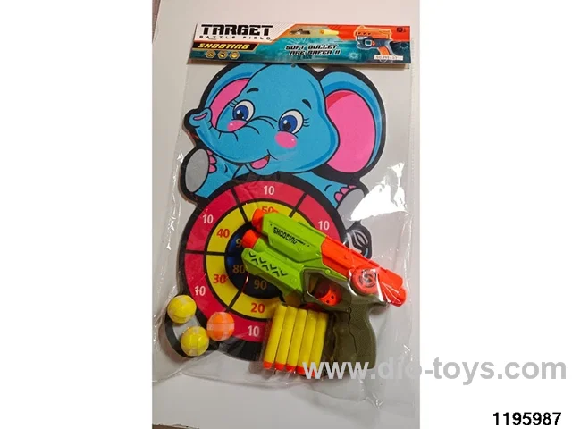 Target + softball gun