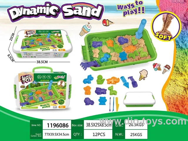 1500g animal sets space sand sensory box