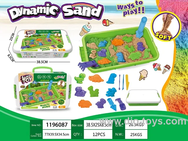 1500g dinosaur space sand sensory box