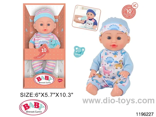 12 inch Fixed Eye Doll Set with IC