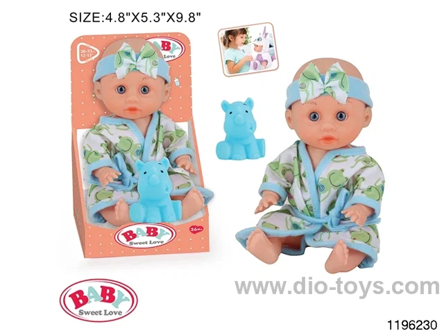 12 inch Fixed Eye Doll Set