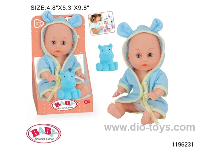 12 inch Fixed Eye Doll Set