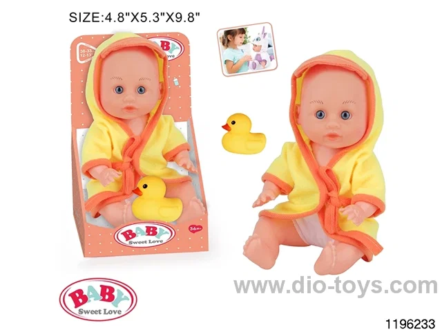 12 inch Fixed Eye Doll Set