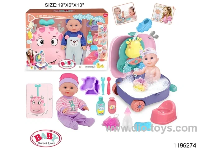 12 inch Doll Play Trolley Set