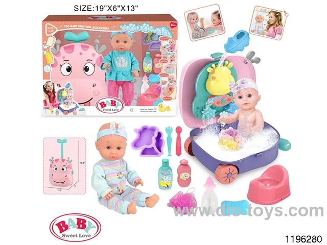 12 inch Doll Play Trolley Set