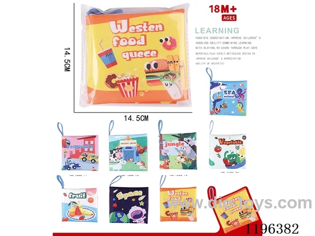 Cloth Book Western Style Fast Food