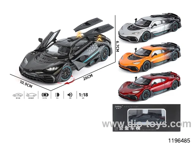 1:18 alloy pull back car
