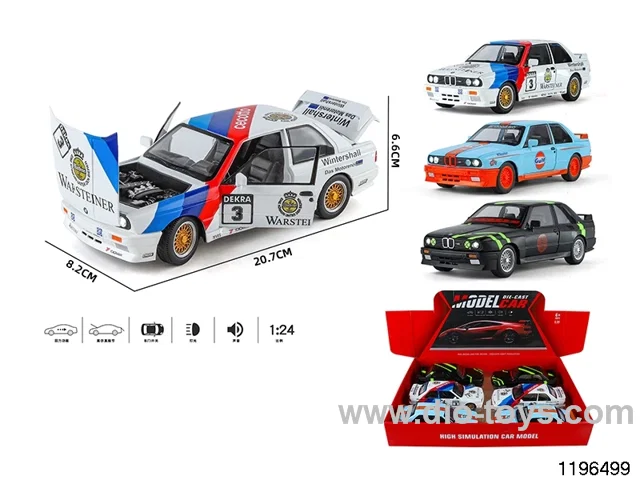 1:24 alloy pull back car