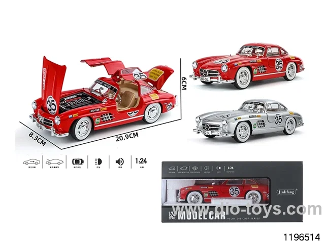 1:24 alloy pull back car