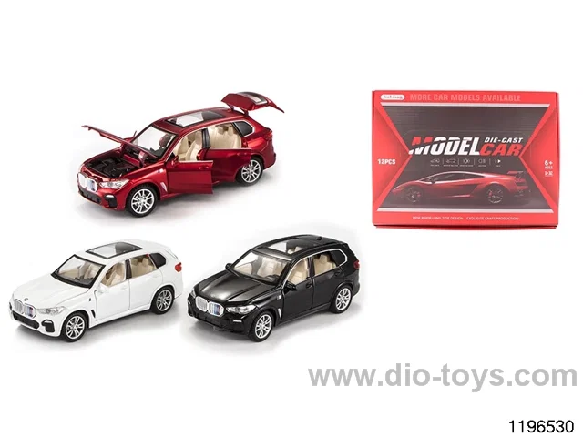 1:32 sound and light alloy pull back car