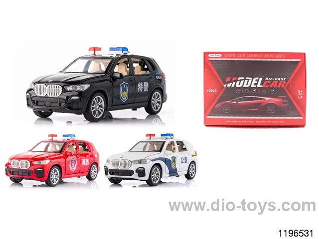 1:32 sound and light alloy pull back car