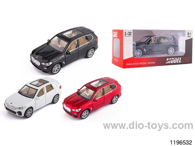 1:32 sound and light alloy pull back car
