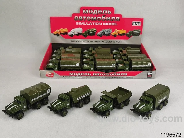 1:43 alloy pull back car