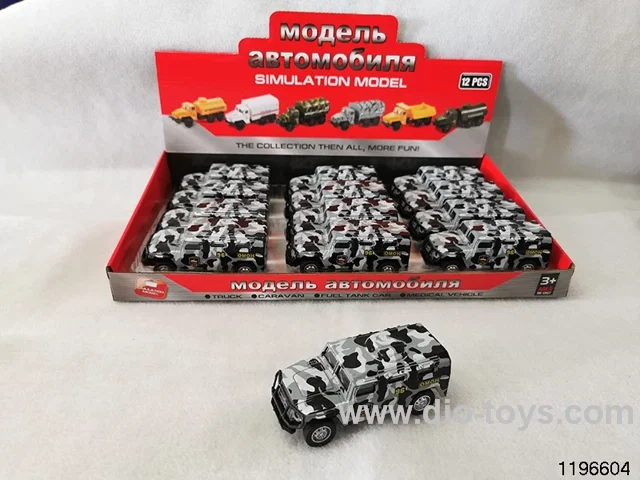 1:43 alloy pull back car