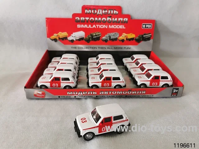 1:43 alloy pull back car