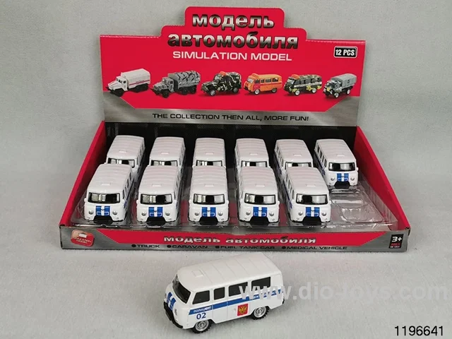 1:43 alloy pull back car