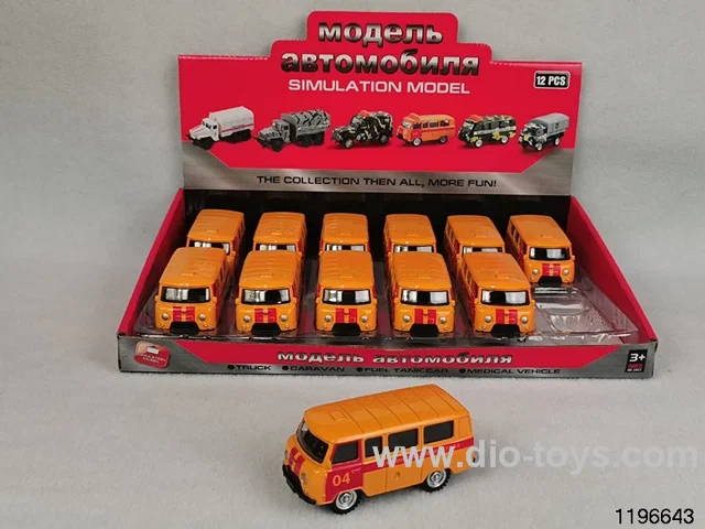 1:43 alloy pull back car