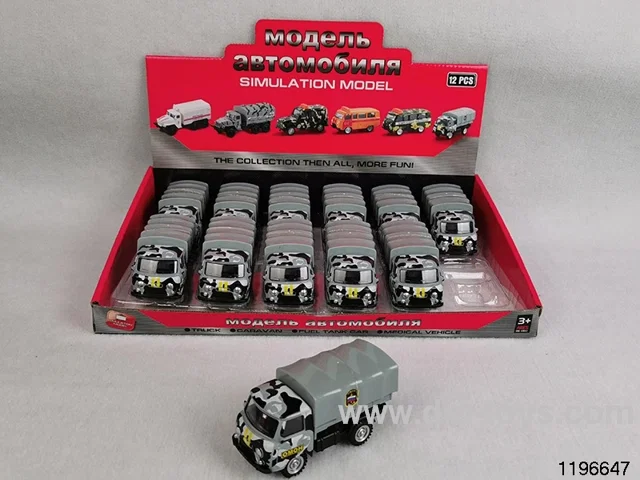 1:43 alloy pull back car