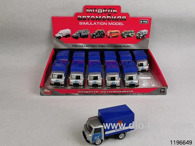 1:43 alloy pull back car