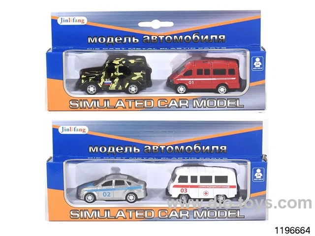 1:64 alloy pull back car