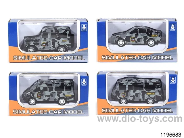 1:64 alloy pull back car