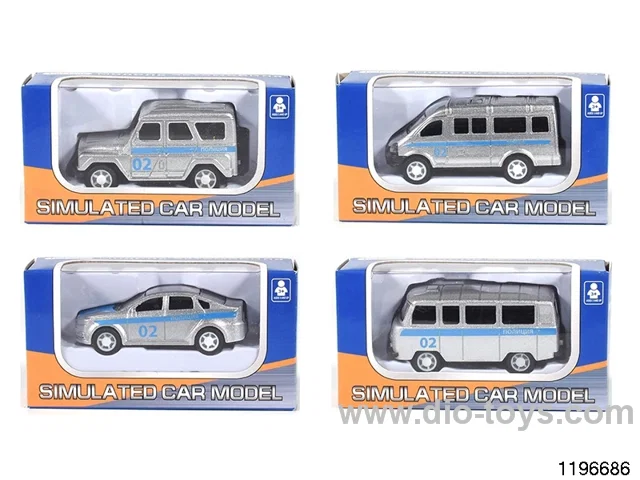 1:64 alloy pull back car