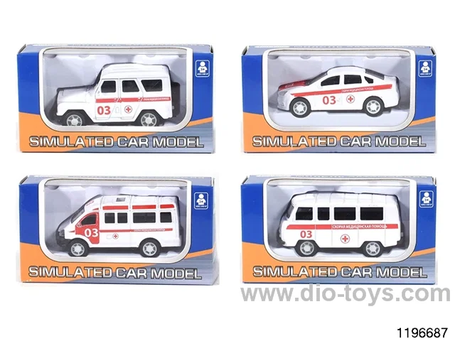 1:64 alloy pull back car