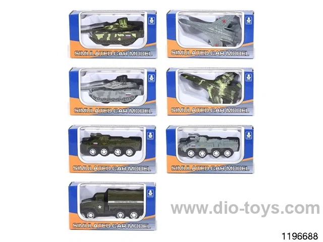 1:64 alloy pull back car