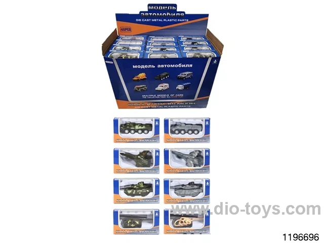 1:64 alloy pull back car