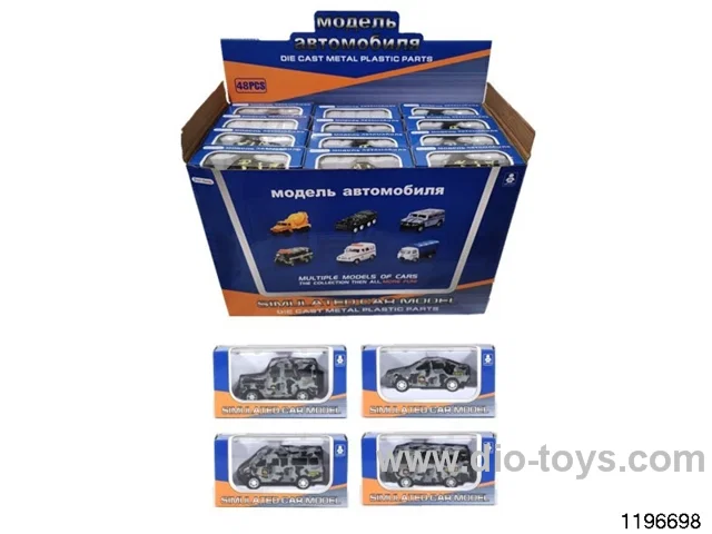 1:64 alloy pull back car
