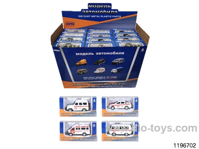 1:64 alloy pull back car