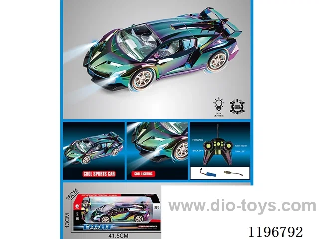 27MHZ 1:12 4ch rc car with light included 3.7V battery