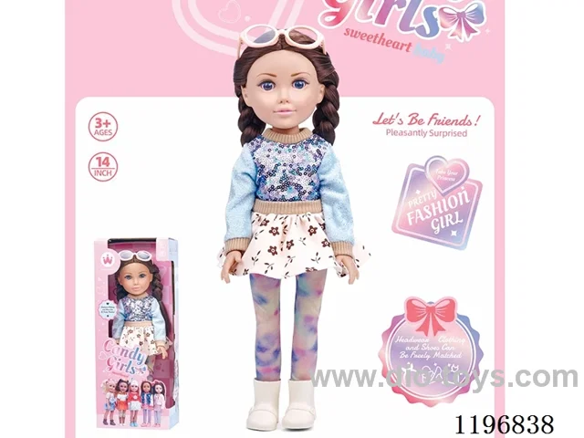 14 inch vinyl doll