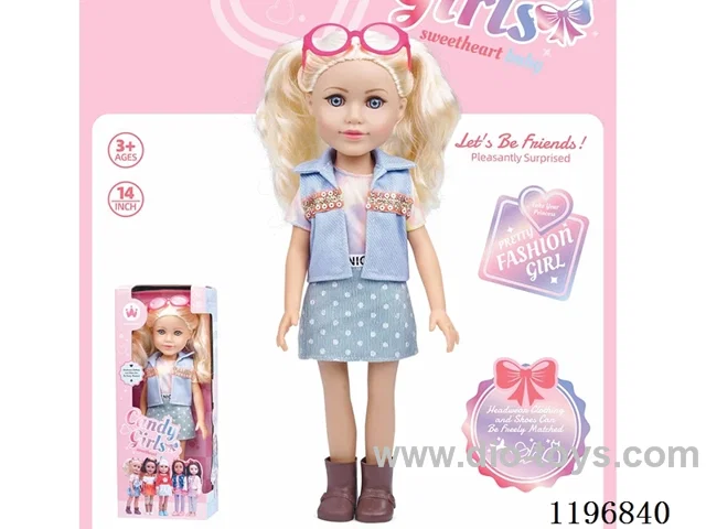 14 inch vinyl doll