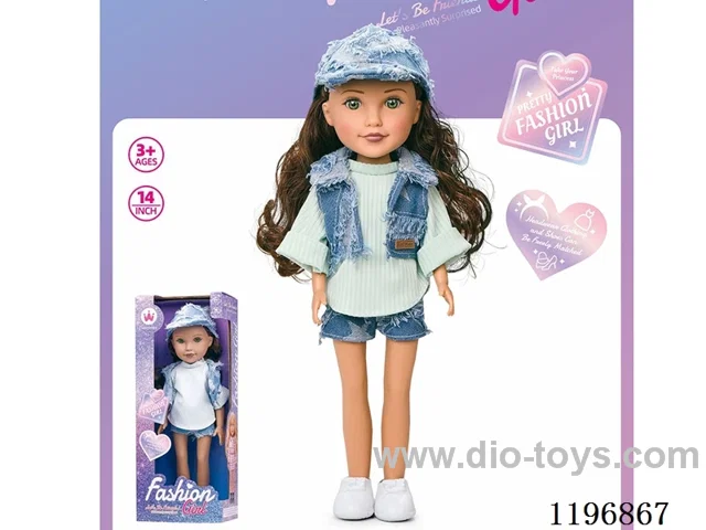 14 inch vinyl doll