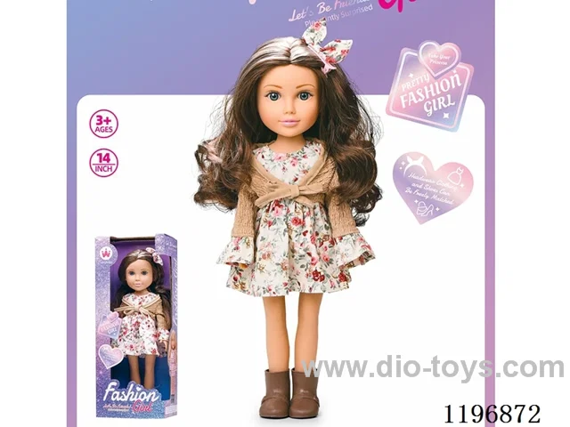 14 inch vinyl doll