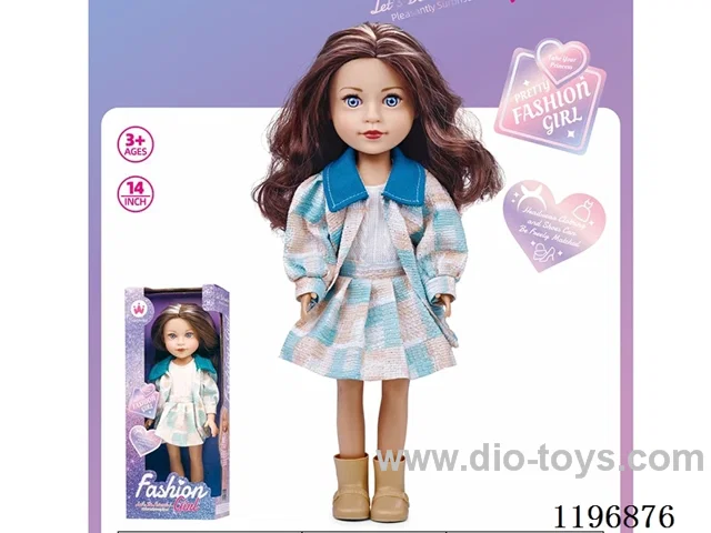 14 inch vinyl doll
