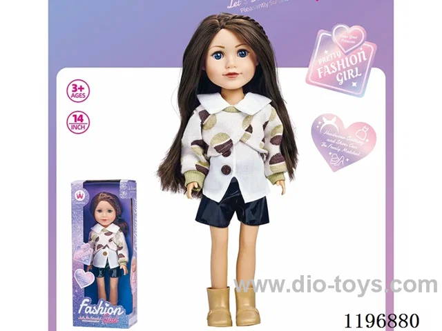 14 inch vinyl doll